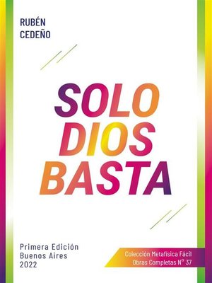 cover image of Solo Dios Basta